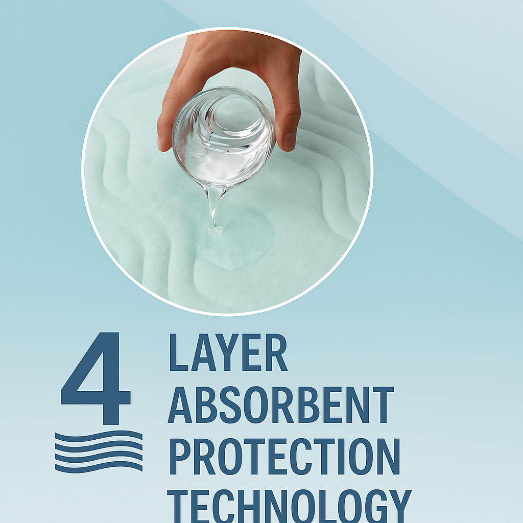 Washable Underpads with Flaps - 80 X 90 Cm