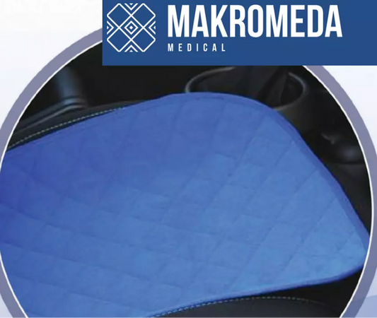 Chair pad washable, reusable, absorbent, seat protector 40x50 cm, brown